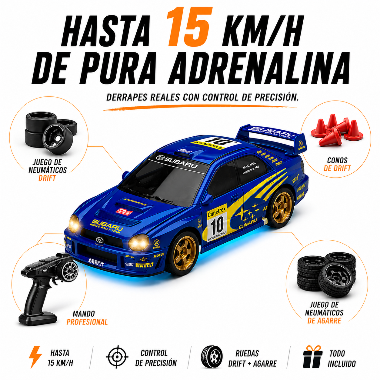 Subaru Drift RC 1:43