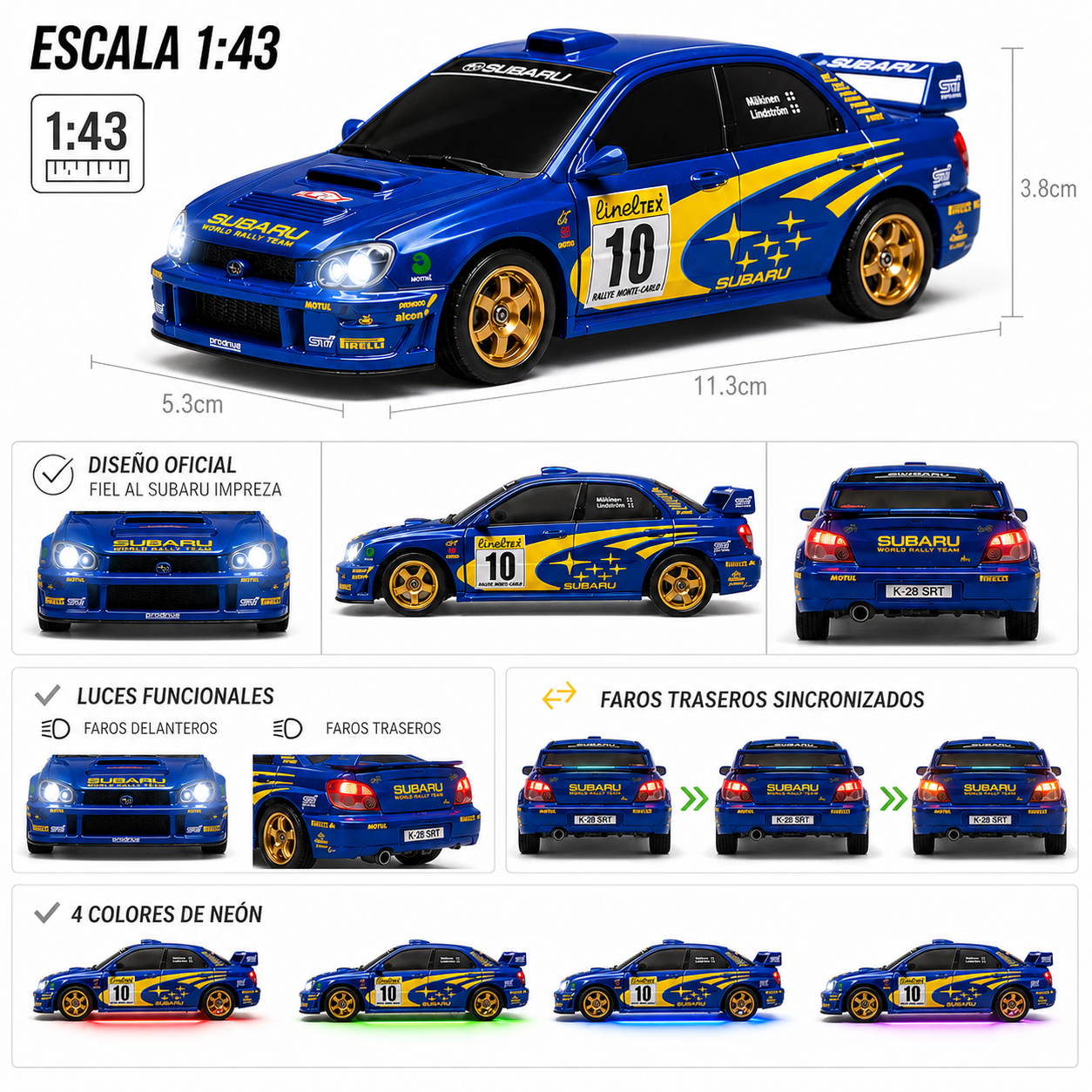 Subaru Drift RC 1:43